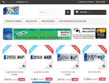 Tablet Screenshot of matriculasplastico.com